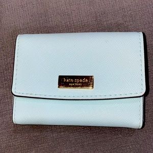 Light blue Kate spade small wallet